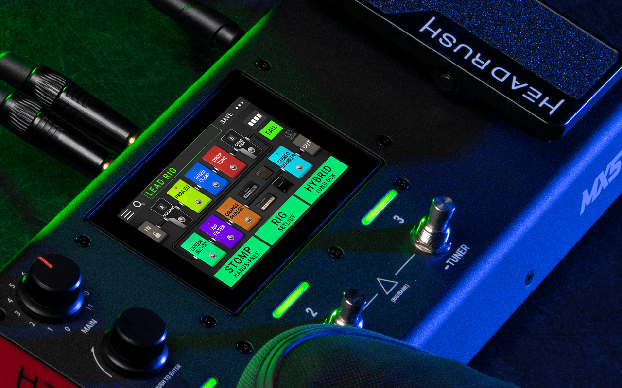 Easy-to-use Stomp, Rig and Hybrid Footswitch Modes