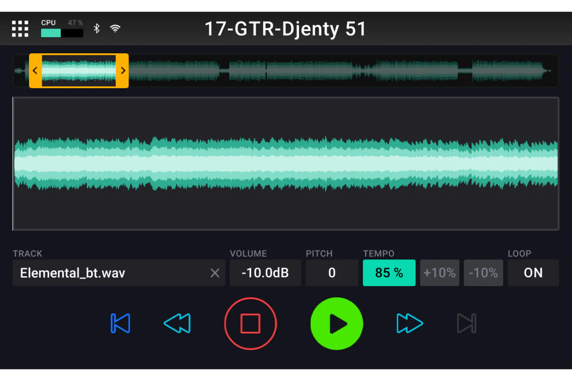 Learn More Songs and Solos Faster with the Built-In Practice Tool
